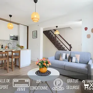 L'ethnique 7p - Climatisation - Jardin - Parking - Salle De Sport Apartamento
